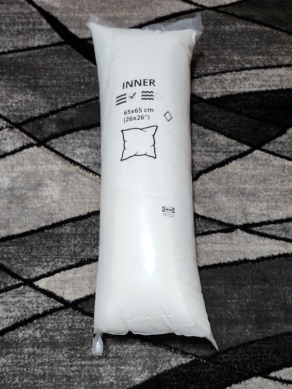 IKEA INNER POLYESTER FIBER CUSHION INSERT PILLOW 26"X26"